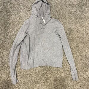 Fabletics Gray Hooded Sweater
